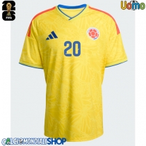 Maglie da calcio Colombia Juan Fernando Quintero #20 Prima Maglia Mondiali 2026  Manica Corta